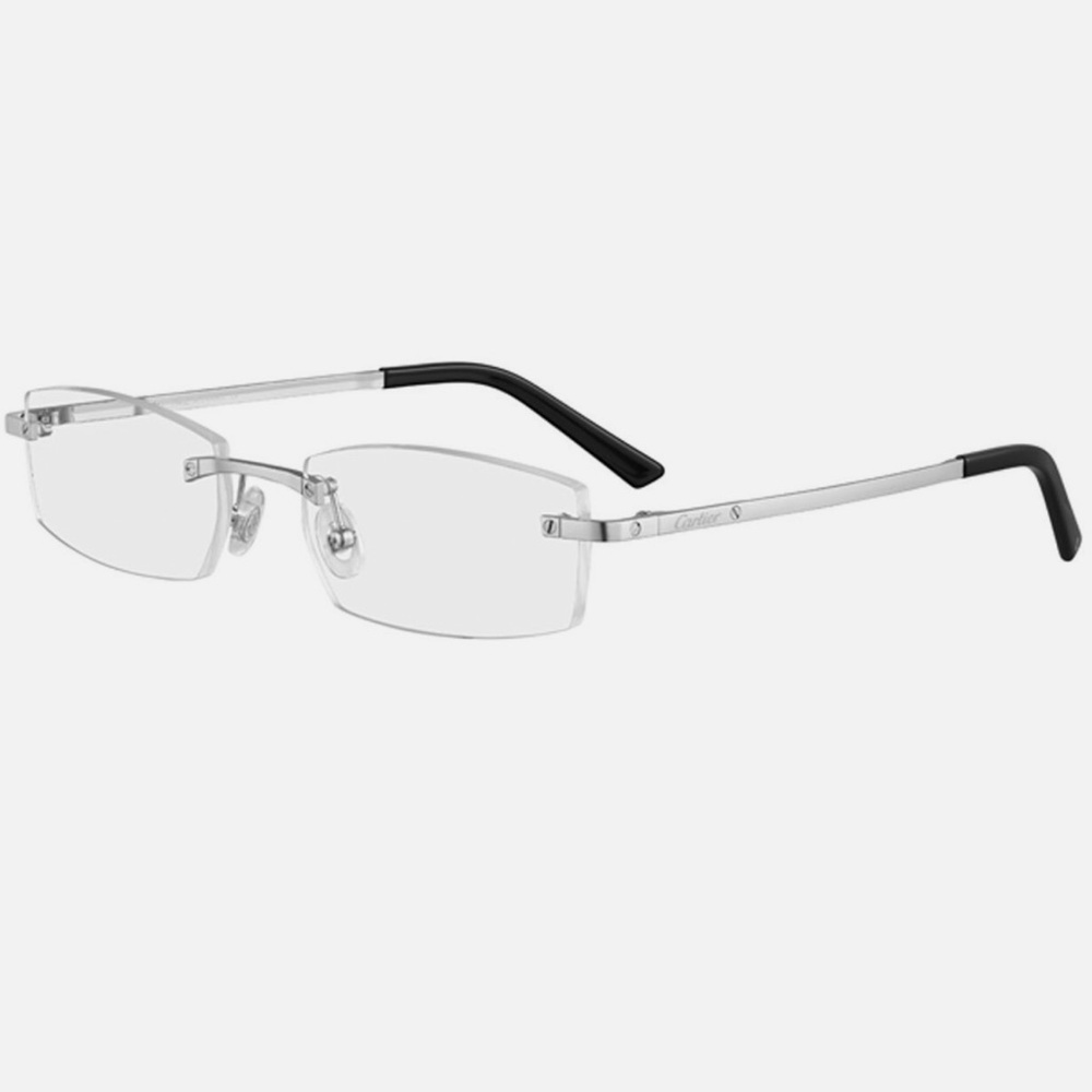 Cartier CT0087O Titanium Rectangular Rimless
53-18-140MM